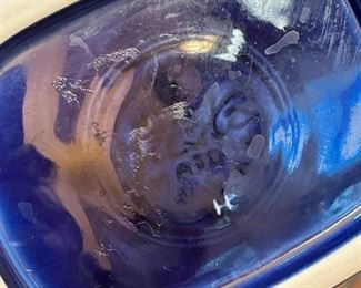 Fiesta Blue Disc Pitcher fiestaware	
