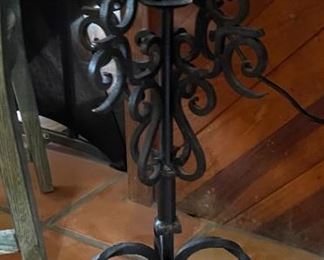 Scroll Iron Stool	
