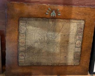 Santa Fe Map Turquoise Thunderbird	
