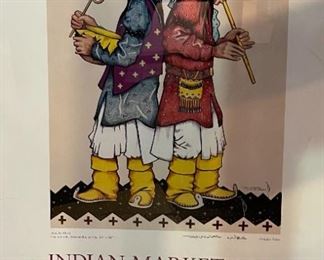 Pueblo Grande Indian Market 1995 Framed Poster	

