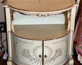2pc Demilune Nightstands PAIR	
