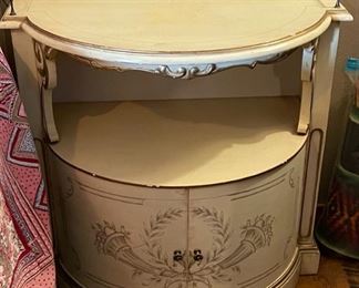 2pc Demilune Nightstands PAIR	
