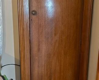 Antique Art deco Wardrobe Cabinet	
