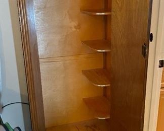 Antique Art deco Wardrobe Cabinet	
