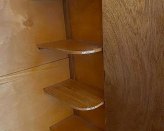 Antique Art deco Wardrobe Cabinet	
