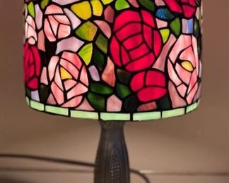 Slag Glass Mini Lamp	
