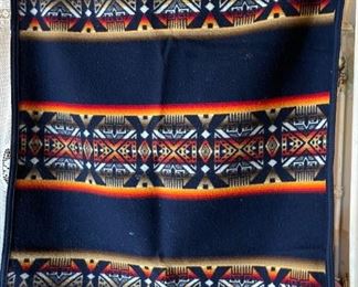 Beaver State Pendleton Blanket #4 Dark blue	
