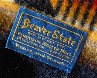Beaver State Pendleton Blanket #4 Dark blue	
