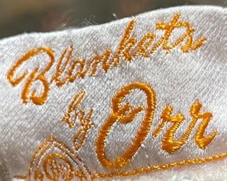 Orr Felt Company Striped Blanket	
