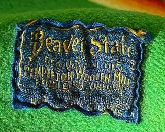 Beaver State Pendleton Blanket #9 Green	
