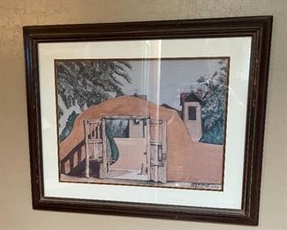 John B. Aragon Art Signed Litho	
