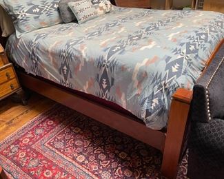 Mission Style King Size Bed	
