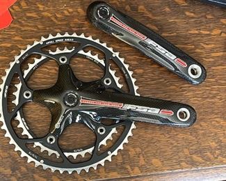 FSA Carbon Pro Team Issue Double ROAD Octalink Crankset 130mm BCD x 172.5mm