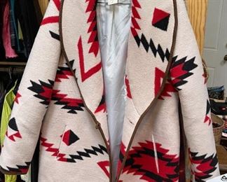 Billa Bong Wool Jacket Navajo Rug Pattern		
