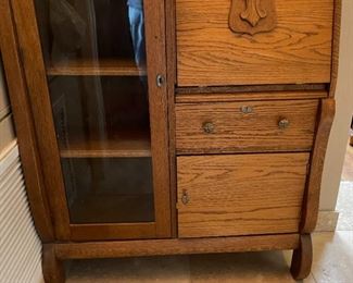 Antique Oak Cabinet		
