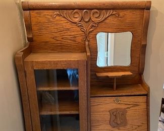 Antique Oak Cabinet		
