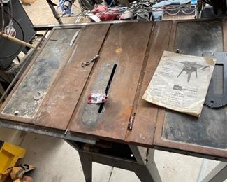AS-IS Sears 113.299040 Table Saw		
