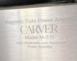 Carver M-0.5T Stereo Amp Amplifier		
