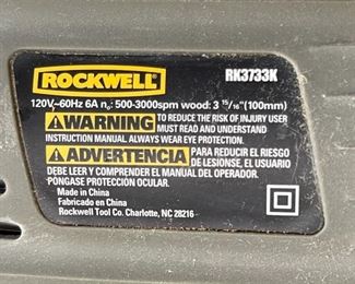 Rockwell Jigsaw RK3733K		
