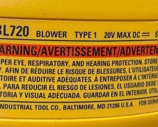 Dewalt DCBL720 Blower #2		
