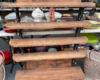 Iron & Wood 5 shelf Bookshelf		
