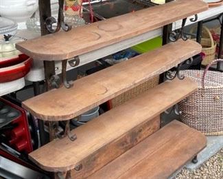 Iron & Wood 5 shelf Bookshelf		
