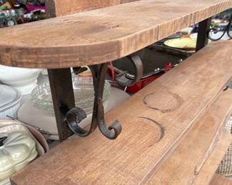 Iron & Wood 5 shelf Bookshelf		
