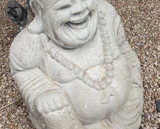 Laughing Buddha Concrete Statue		

