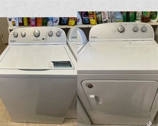 Whirlpool Washer and Dryer