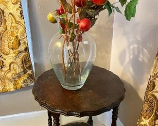 Antique Wood Side Table