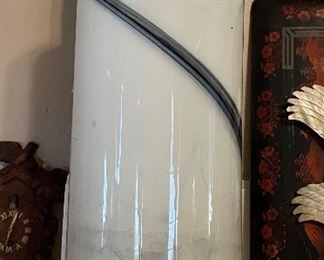 Swirling Strip Lg. Glass Vase