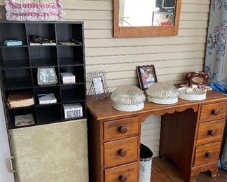 Wood Desk and Sorter