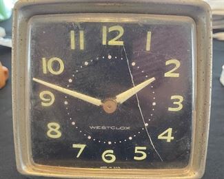 Vintage Westclox Winding Alarm Clock