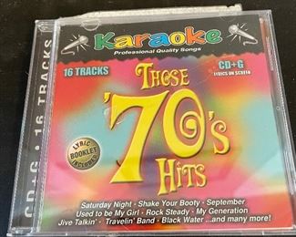 Those 70s Hits Karaoke Audio CD