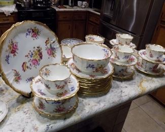 Antique English dessert set