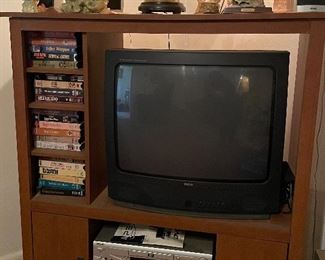 Entertainment center / TV / Home Decor / DVDs