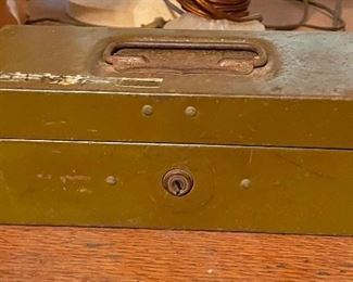 Vintage metal box