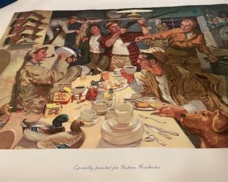 Breakfast at the Hunting Cabin Art/Print