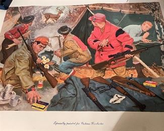 Deer Camp Surprise Vintage Hunting Art/Print