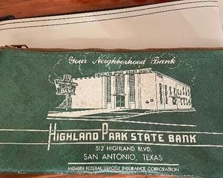 Highland Park State Bank - Vintage Bank Bag