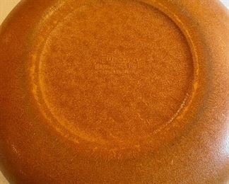 Vintage Ellingers Agatized Wood Bowl