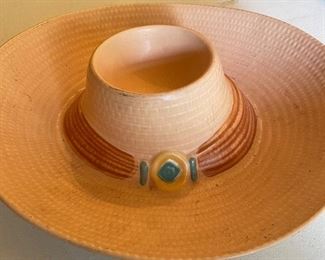 Vintage Treasure Craft Chips & Salsa Bowl Sombrero Hat