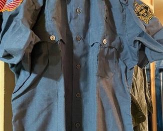 Vintage Bexar County Sherrif Uniform Shirt