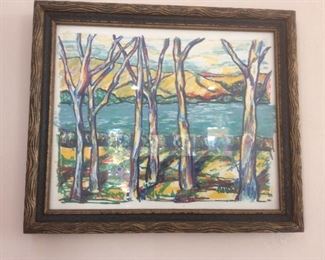 Small painting by Pat Beck