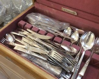 Community silver plate flatware