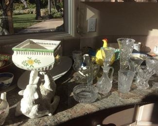 Glassware, decor