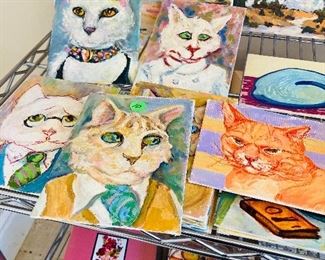 Smaller art, cats