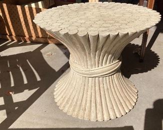 “Gathered bunch “ pair of side tables
