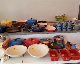 Le Cruset as far as the eye can see! 