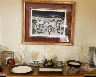 Fantastic matted and framed artwork